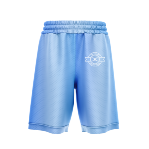 Blue Sublimated Gym Shorts