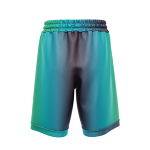 Alternative view of Green Sublimated Gym Shorts